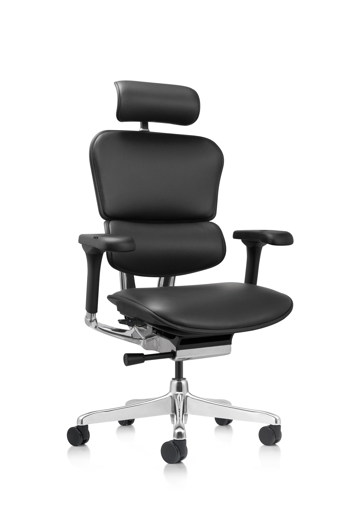 Ergohuman Elite G2 leather ergonomic office chair with adjustable headrest