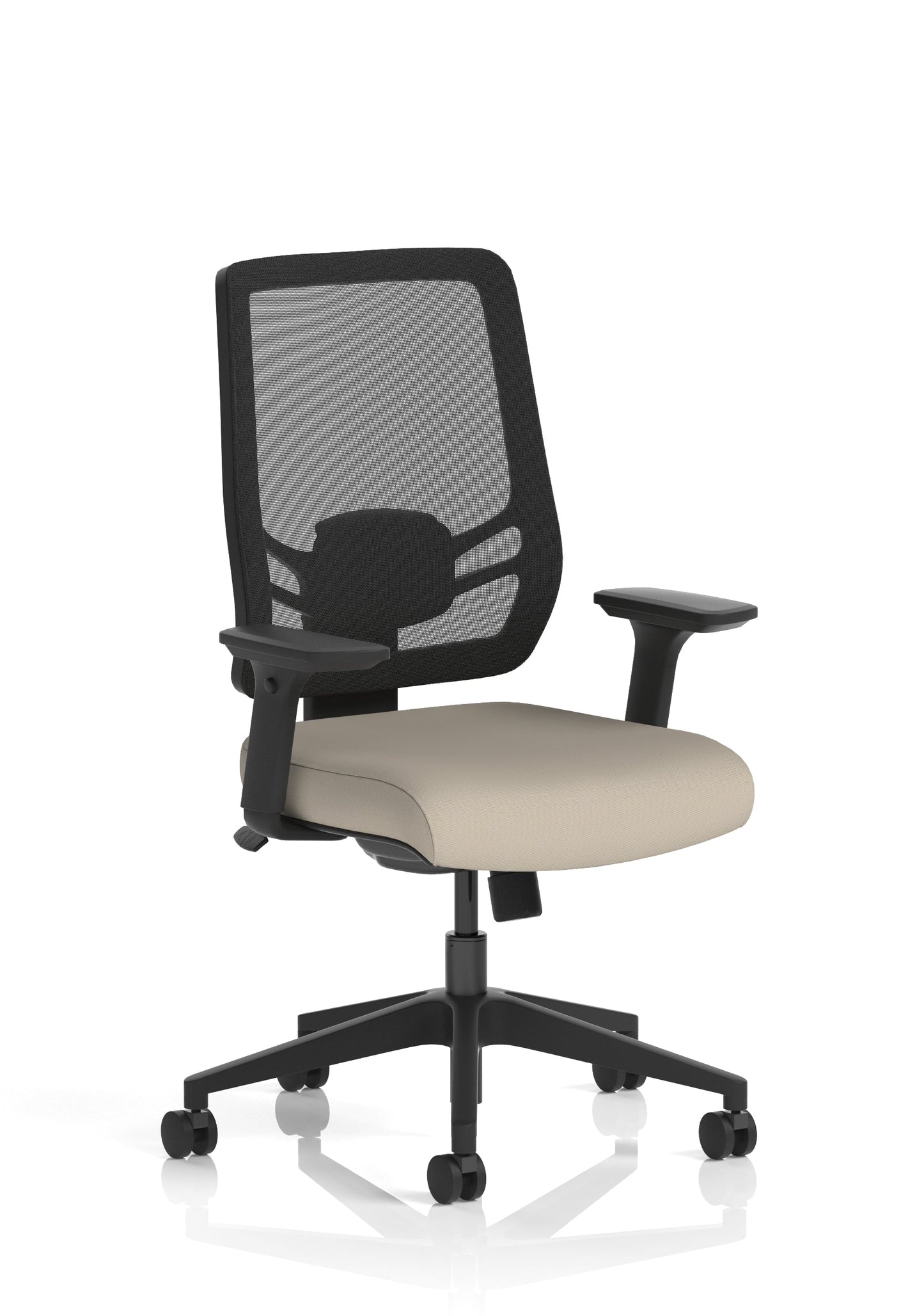 Adjustable ergonomic office chair with supportive backrest and modern design