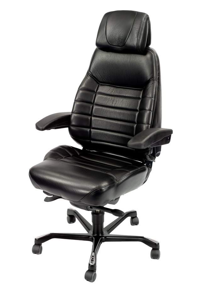 Executive leather ergonomic office chair