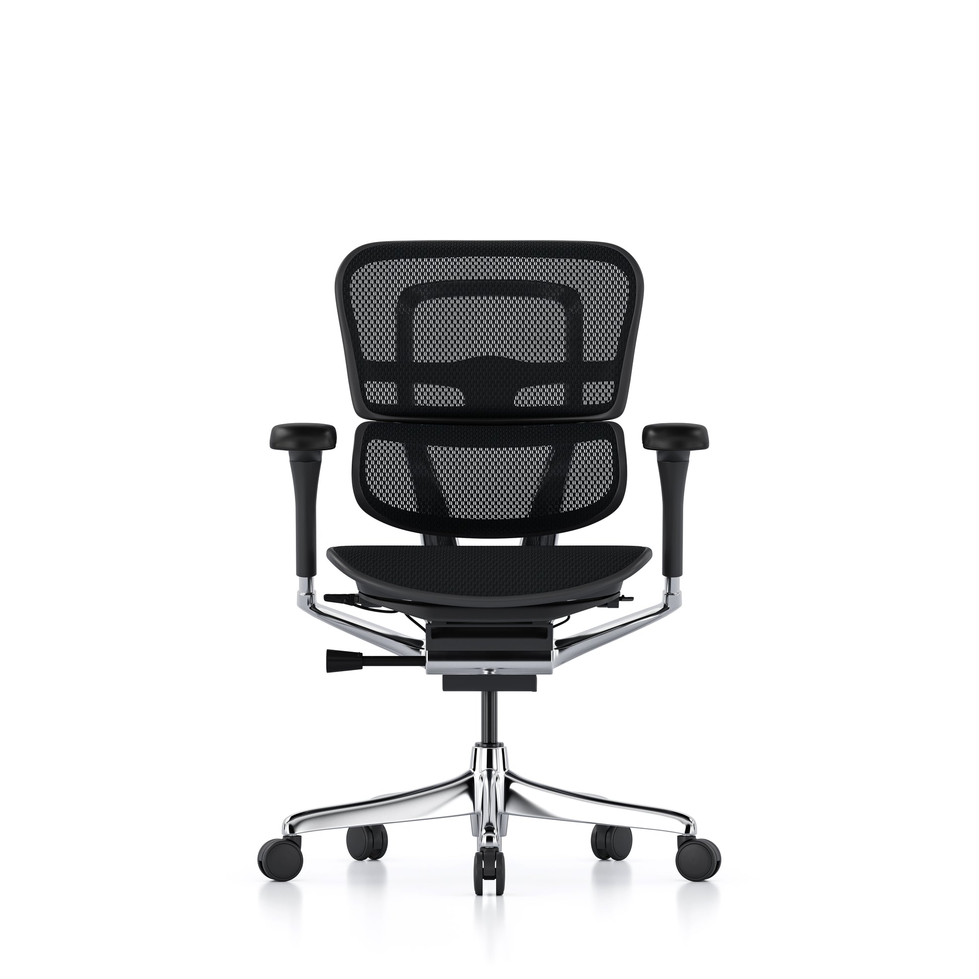 Ergohuman Elite G2 ergonomic office chair without headrest in black mesh