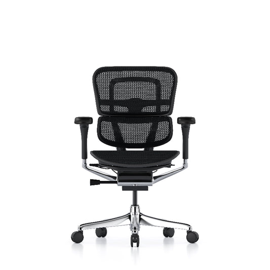 Ergohuman Elite G2 ergonomic office chair without headrest in black mesh