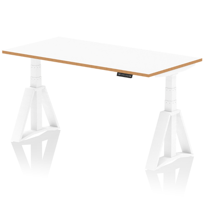 Dynamic Oslo Air electric height adjustable desk 1600mm with Piste foot