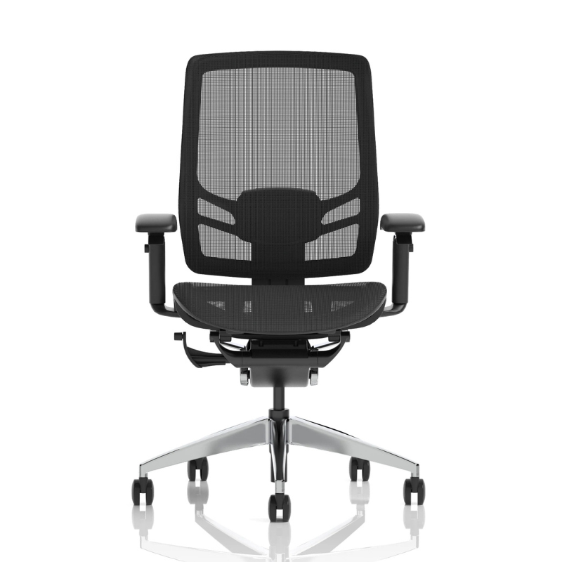 Ergo Click High Back Ergonomic Office Chair with Arms in modern office setting