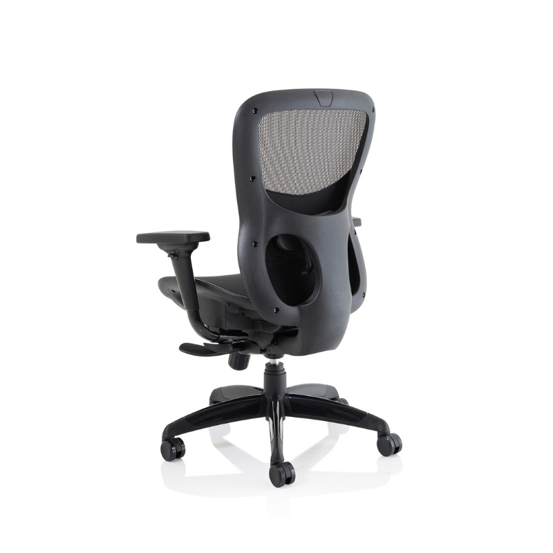 Dynamic Stealth Shadow ergonomic office chair showing high back, armrests and supportive seat