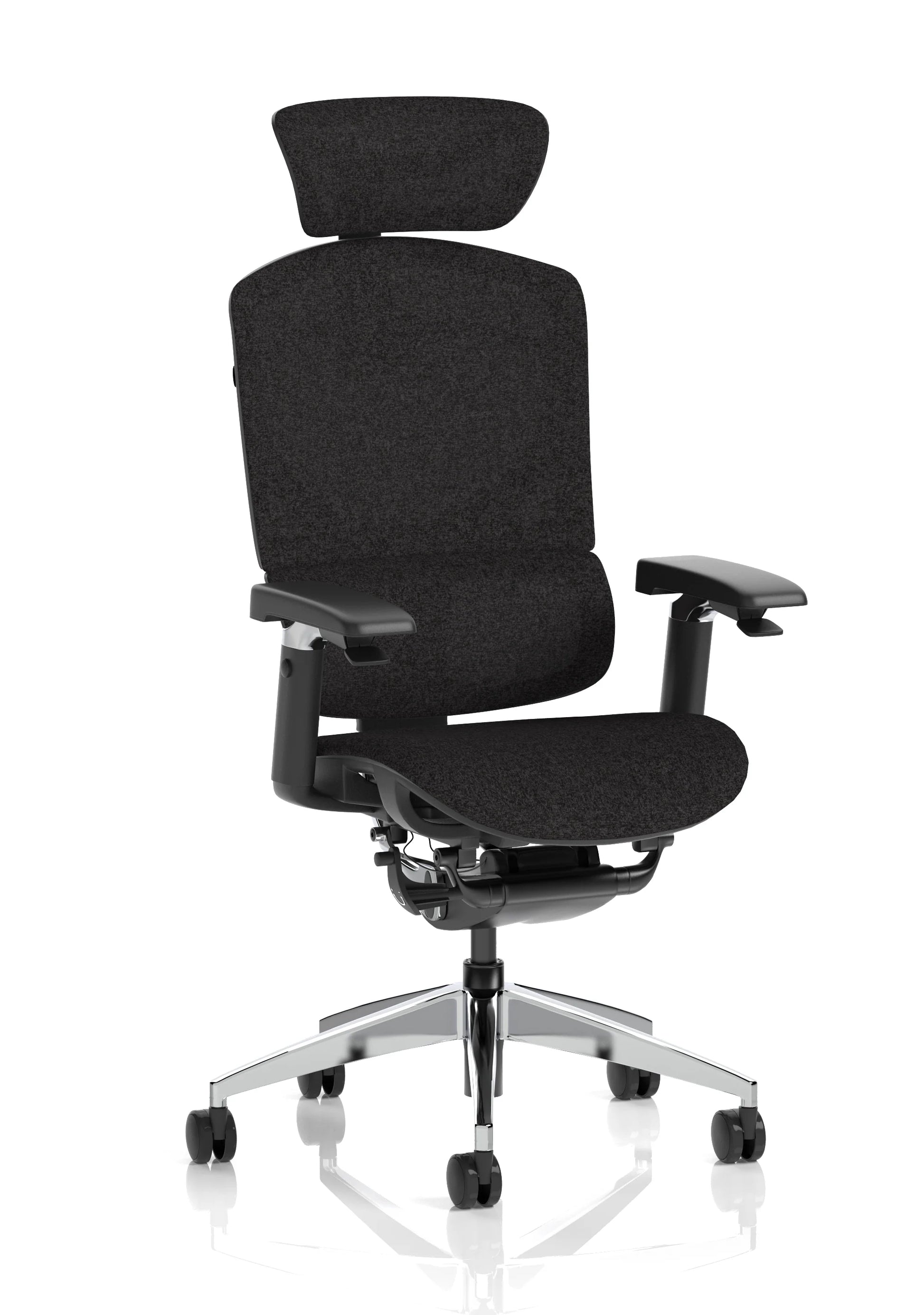 Modern ergonomic mesh office chair with adjustable headrest and armrests