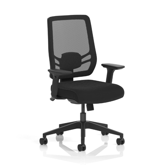 Adjustable ergonomic office chair with supportive backrest and modern design