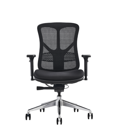 F94 ergonomic office chair with mesh back and cushioned seat