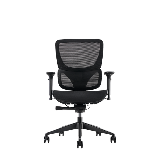 K22 ergonomic office chair with breathable mesh back, padded seat and adjustable arms.