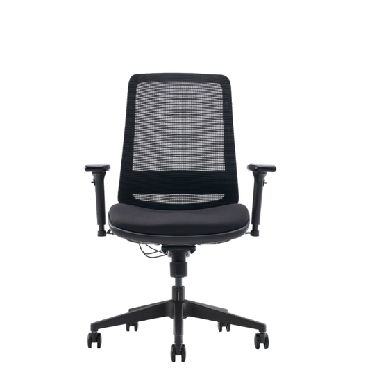 Hood C19 ergonomic office chair with adjustable lumbar support and high-back design.