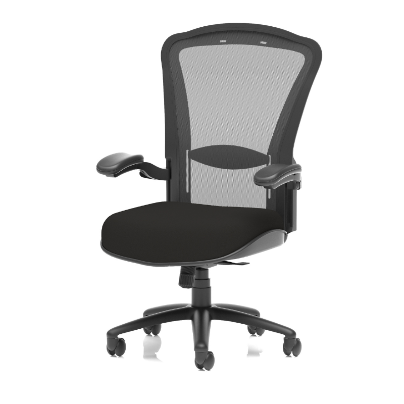 Dynamic Houston ergonomic office chair featuring a breathable mesh back, heavy-duty design and supportive armrests