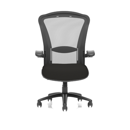 Professional Dynamic Houston ergonomic task chair with high mesh back, padded seat and adjustable arms