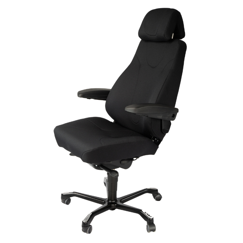 KAB Director ergonomic office chair in Havana Xtreme Camira fabric with high back support