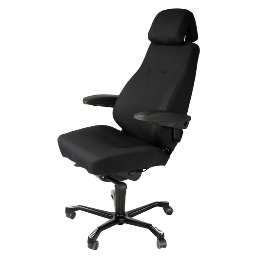 KAB Director ergonomic office chair in Havana Xtreme Camira fabric with high back support