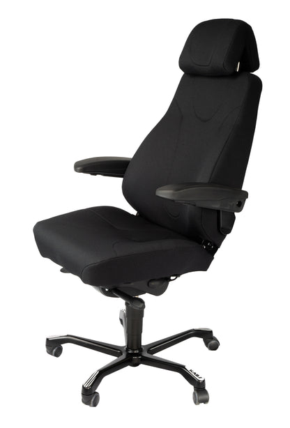 KAB Director office chair with Havana Xtreme Camira fabric and ergonomic lumbar support