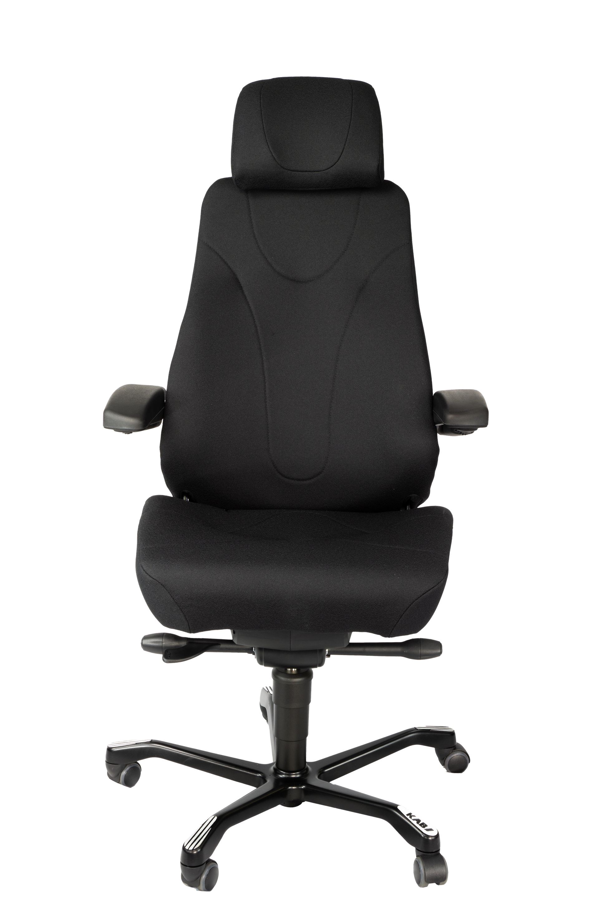 KAB Director ergonomic office chair in Havana Xtreme Camira fabric with high back support