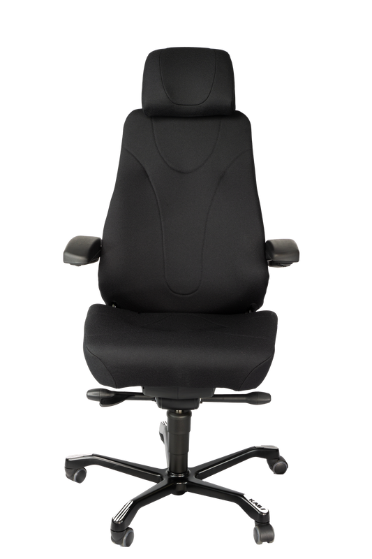 KAB Director ergonomic office chair in Havana Xtreme Camira fabric with high back support