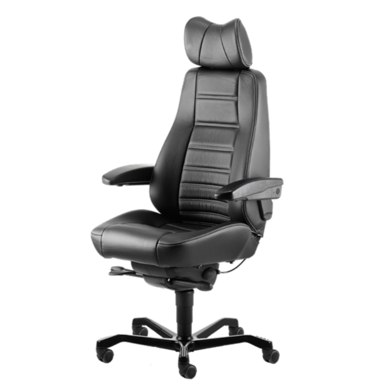 Controller leather ergonomic office chair