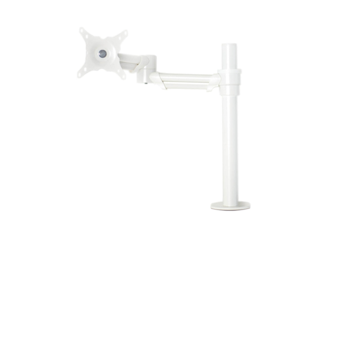 Lavoro white single monitor arm