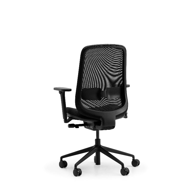 Lavoro Storr Task Chair in black – Storr Back 3-4 Black