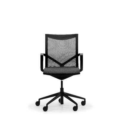 Lavoro Vina Meeting Chair in black – Vina Front Black