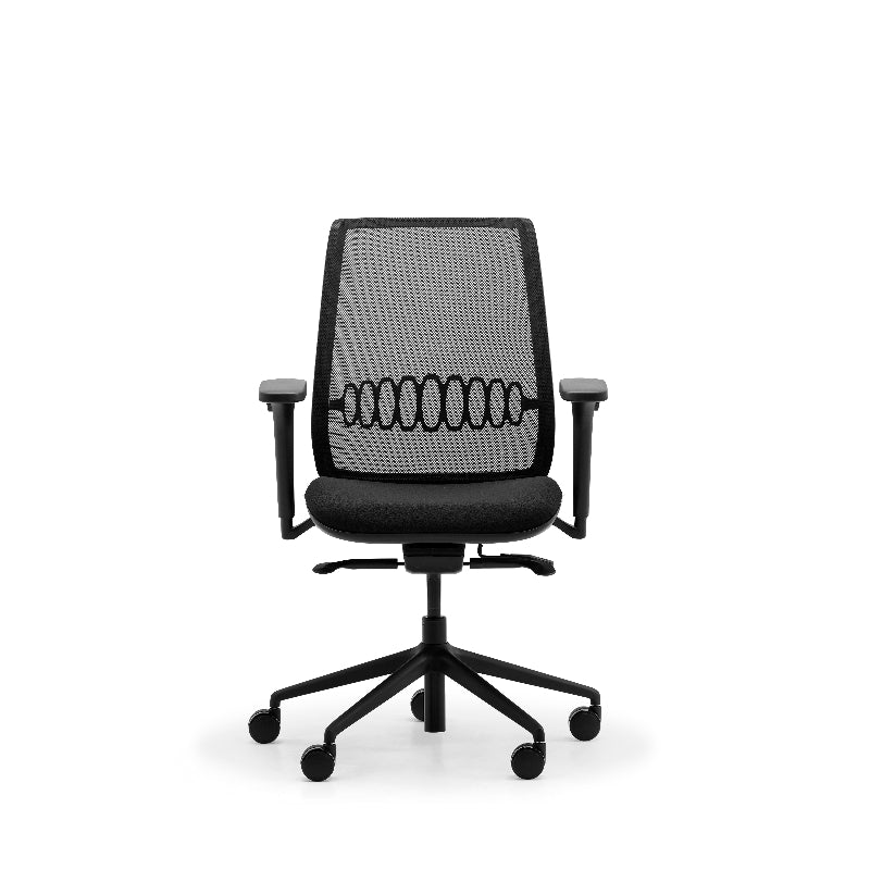 Lavoro Zinn Task Chair in black – Zinn Front Black