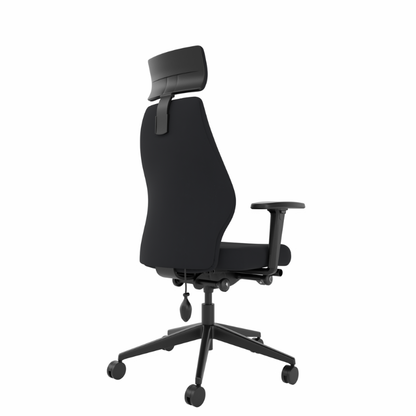Rear-left-view of MDK Solo SL152 medium ergonomic office chair