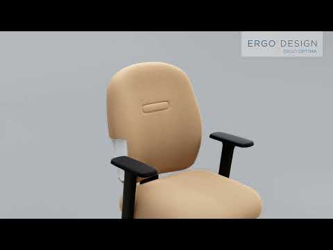 Video demonstrating the features and ergonomic adjustments of the PSI Optima 2 office chair
