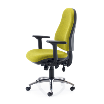 Angled front view of the PSI Ergo 3 ergonomic office chair